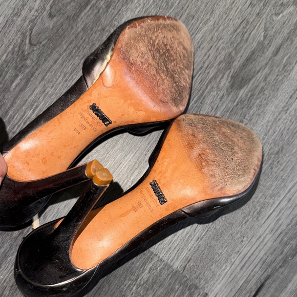 SCHUTZ BPeep-Toe Heels - Picture 7 of 8